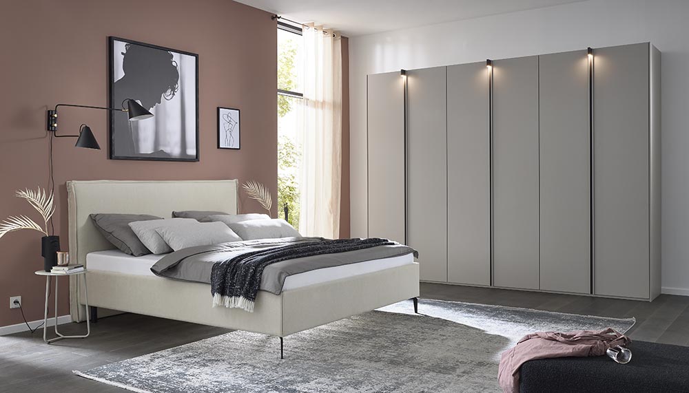 Musterring Schlafzimmer Antivo mit Bett und Kleiderschrank